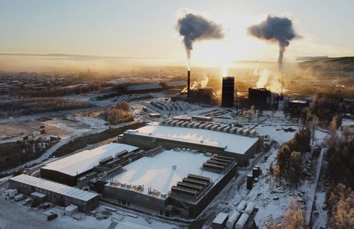 NKT Ground Site Production Snow Steam Sunset