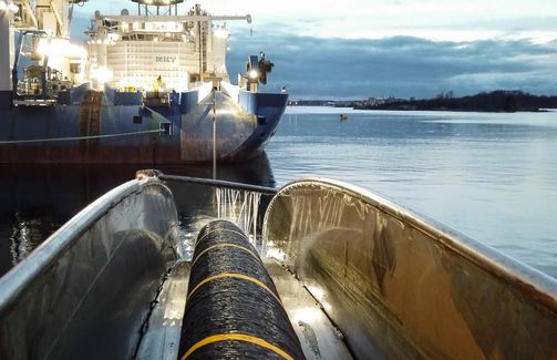 Offshore cable laying NKT Victoria