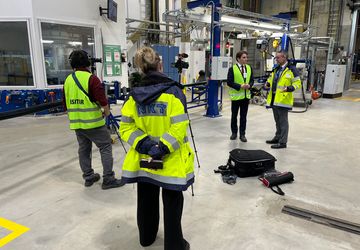 Image of NKT media personell