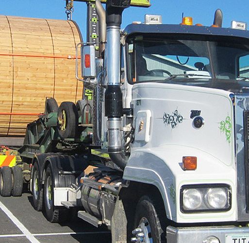 NAan New Zealand Truck with Cable Drum