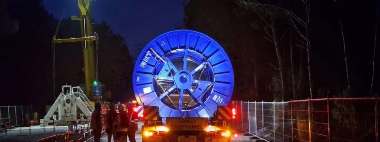 Biscay Gulf drum on a truck